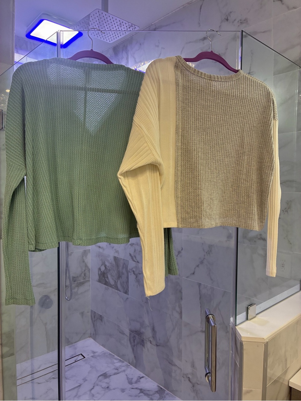 wild fable Waffle Knit Sweater - Pink, Black, Mint, Gray, Cream - Picture 3 of 6